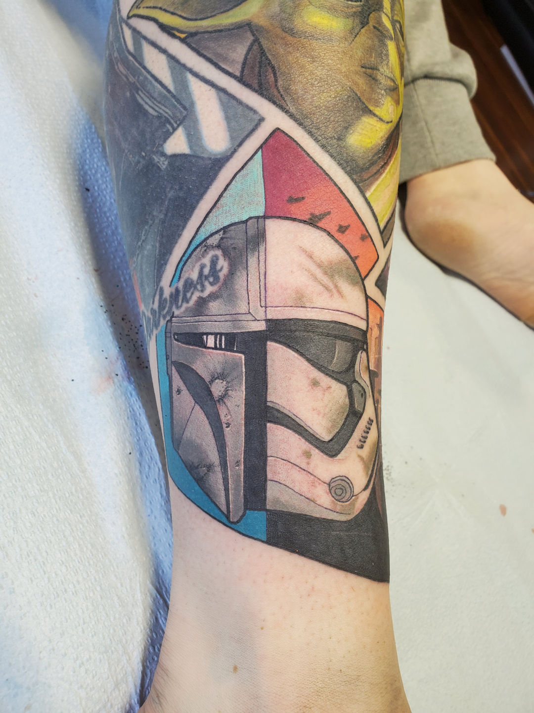 Mandalorian/Stormtrooper Tattoo — Alex Eremko