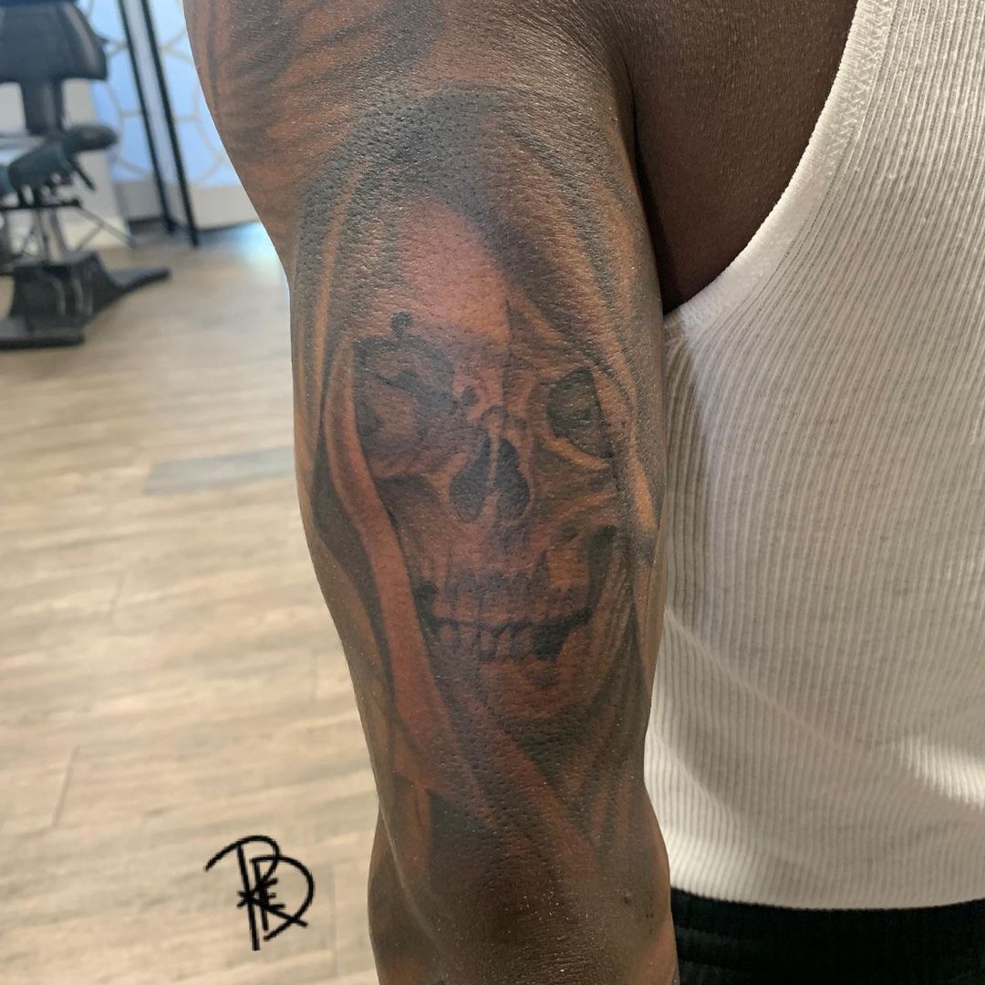 Skull Tattoo — Brooke Middleton
