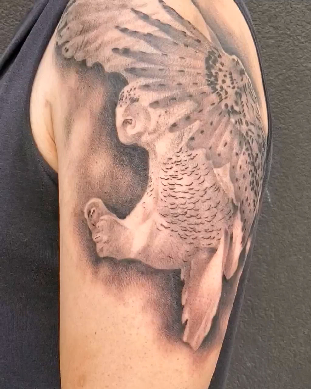 Snowy Owl Tattoo â€” Clay Walker