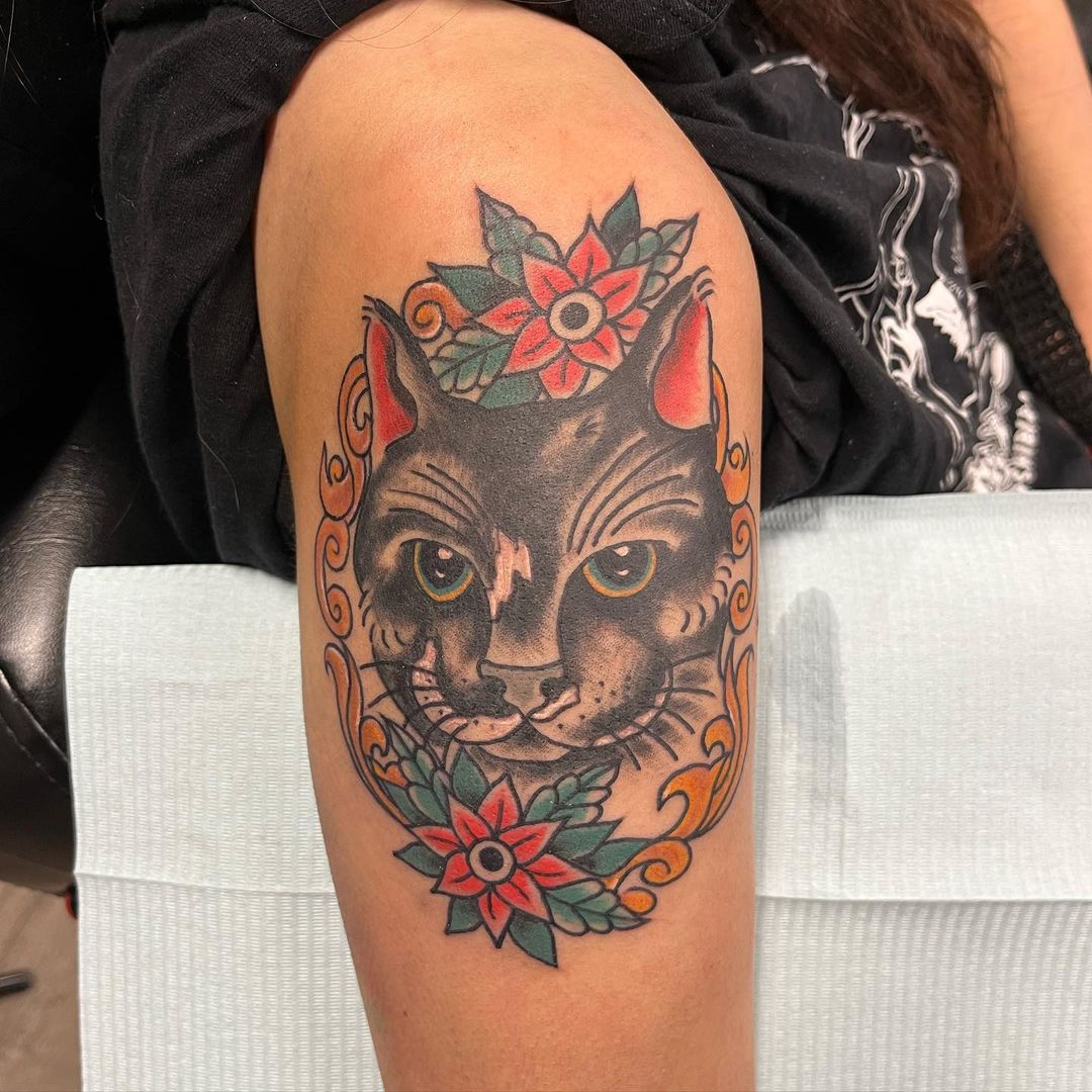 Cat Tattoo — Trevor Bigam