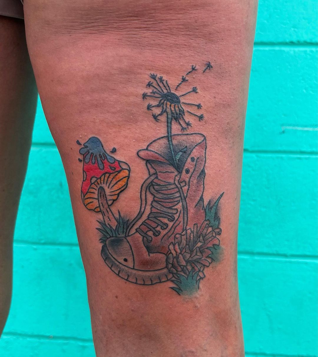Custom Boot Tattoo — Trevor Bigam