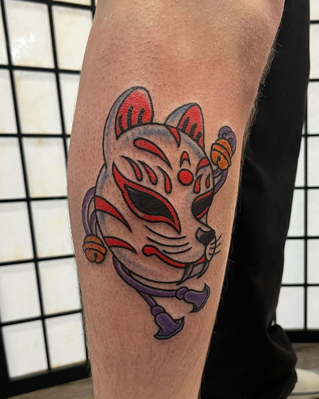 Kitsune Mask Tattoo — Trevor Bigam