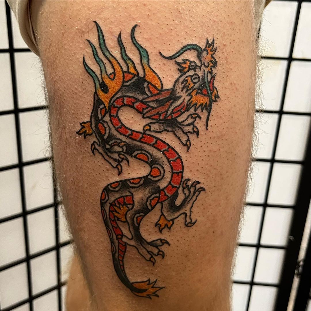 Super Fun Dragon Tattoo — Trevor Bigam