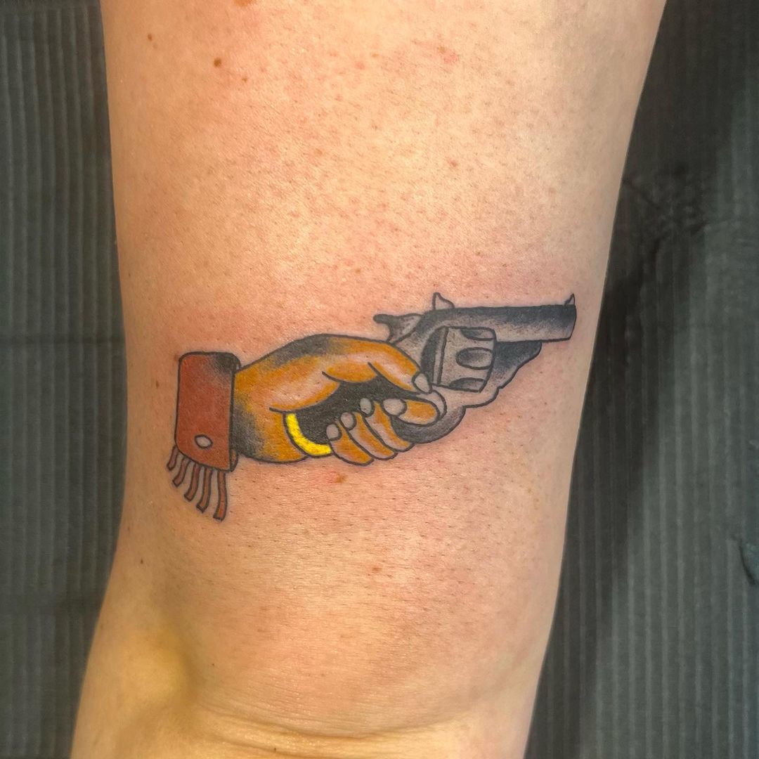 Western Gun Tattoo — Trevor Bigam