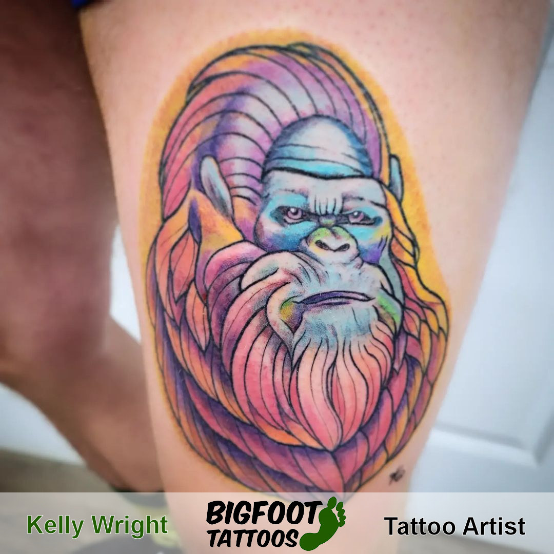 Bigfoot Tattoo — Kelly Wright