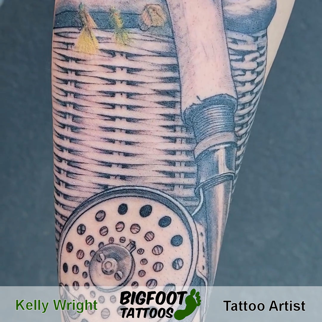 Fly Fishing Tattoo — Kelly Wright