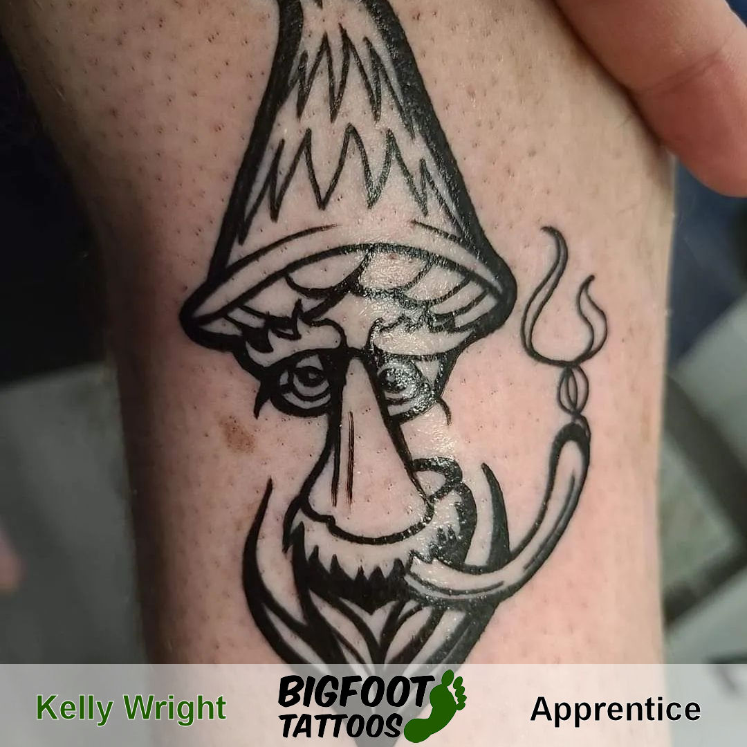 Fresh Mushroom Tattoo — Kelly Wright