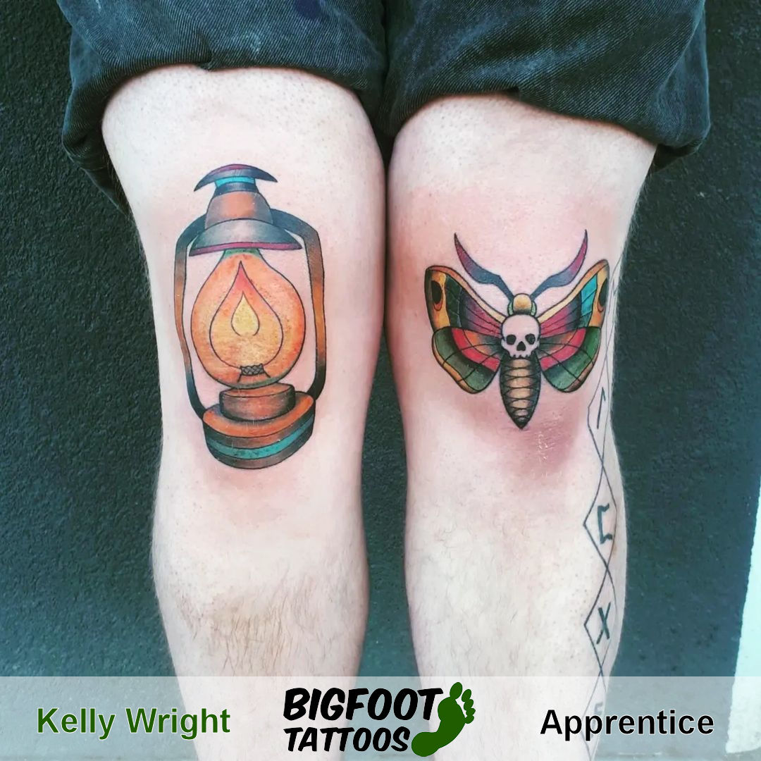 Knee Tattoos — Kelly Wright