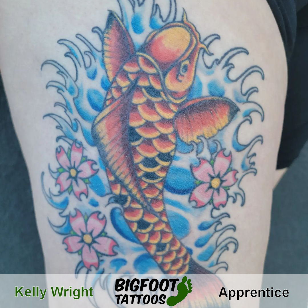 Koi Fish Tattoo — Kelly Wright