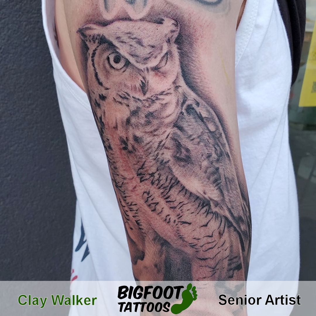 Owl Addition to Sleeve — Clay Walker