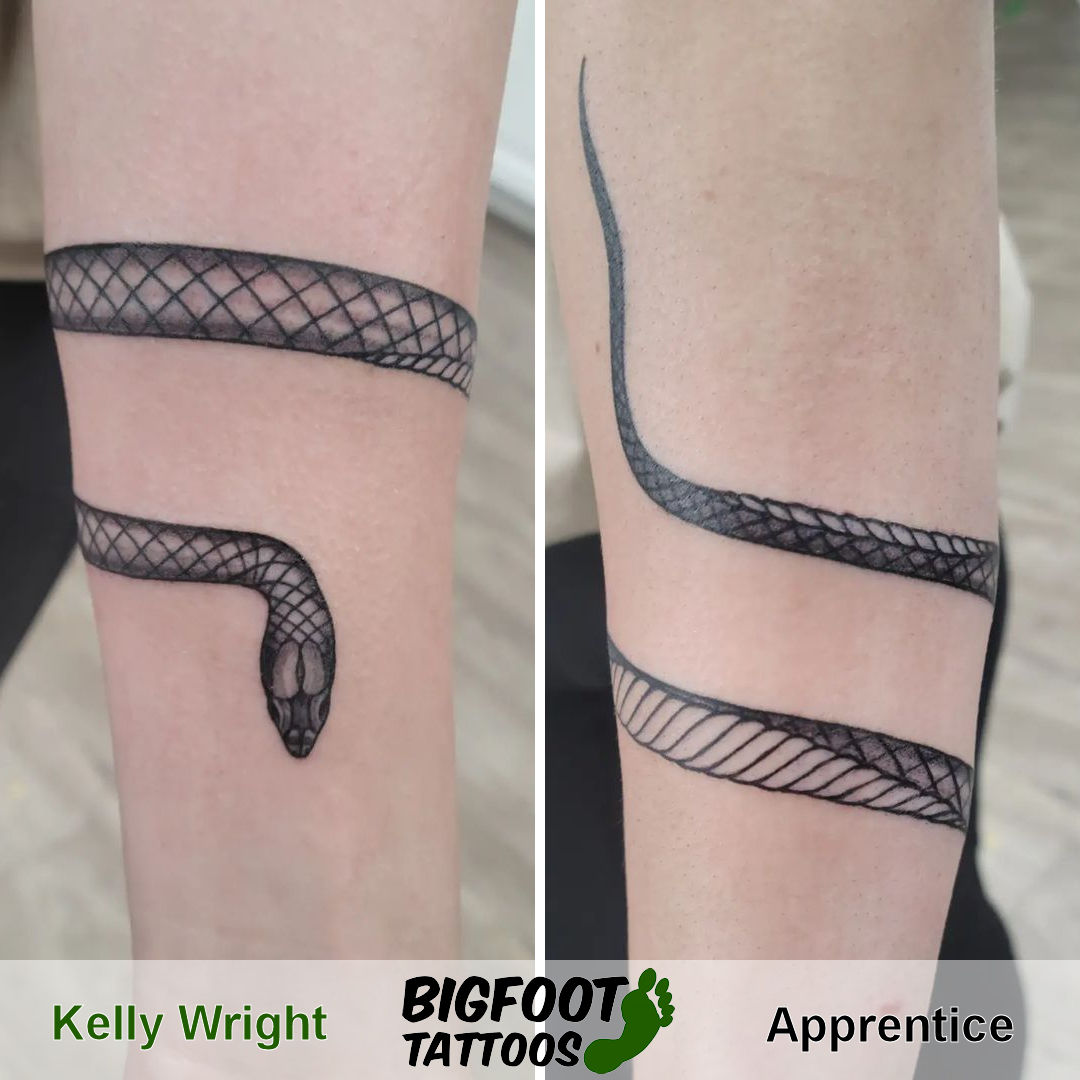 Snake Wrap Tattoo — Kelly Wright