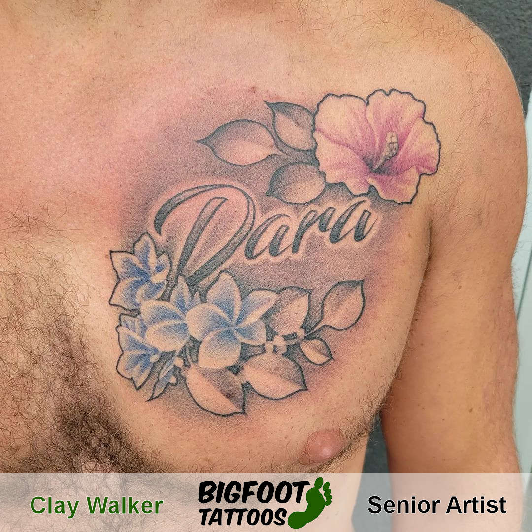 Super Soft Script Tattoo — Clay Walker