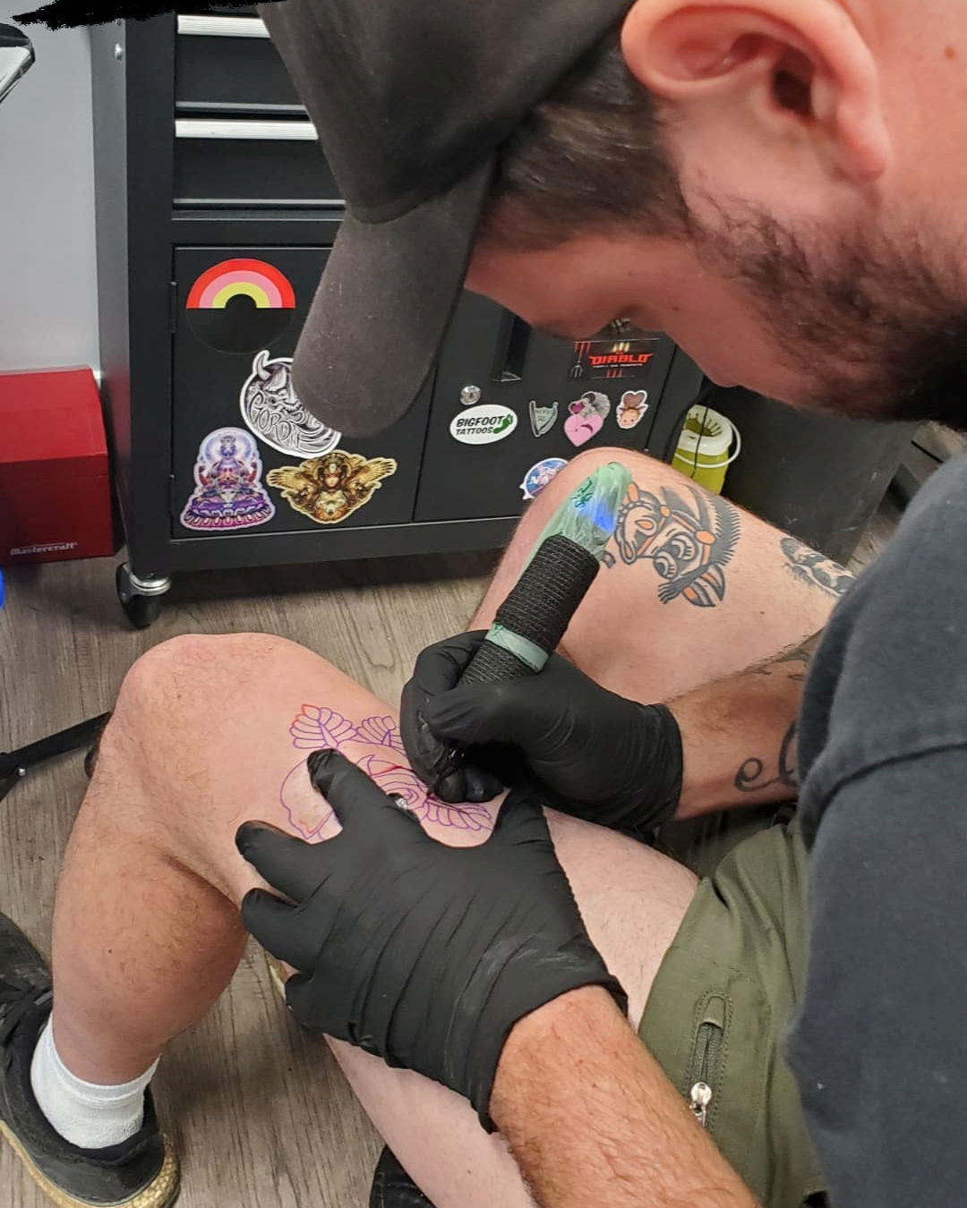 Tattooing Myself — Trevor Bigam
