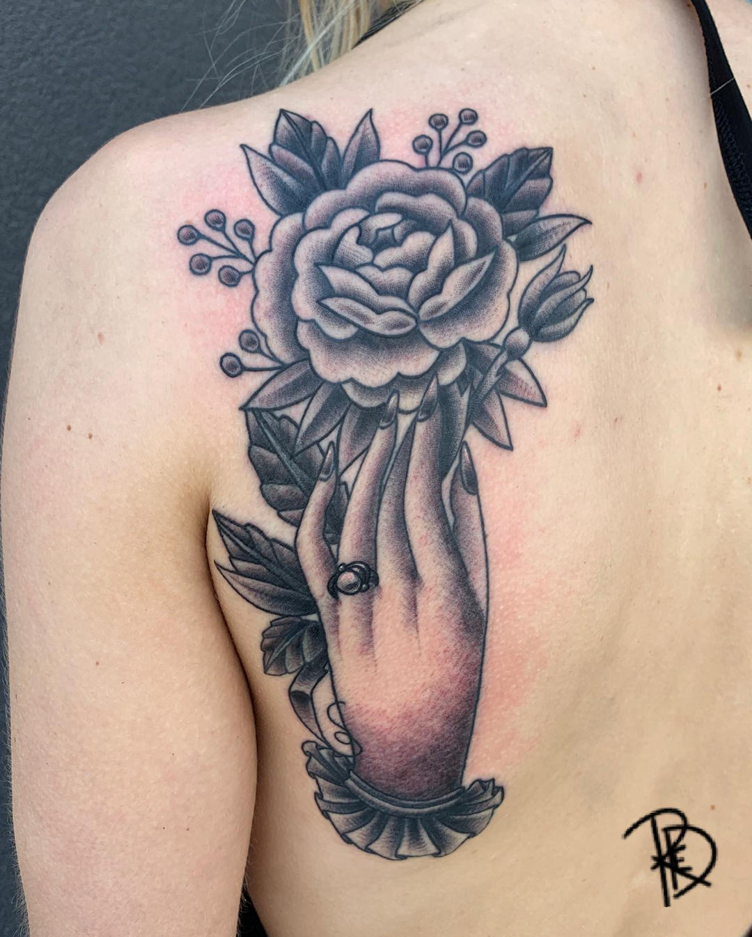 Cover Up Flower and Hand â€” Brooke Middleton