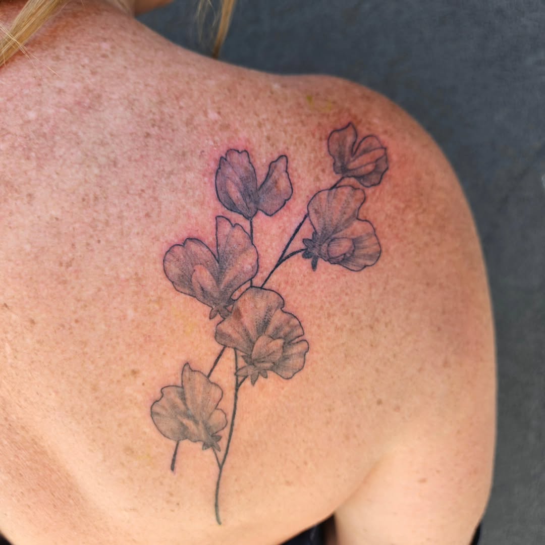 Sweet Pea Flowers Tattoo โ Clay Walker Sweet Pea Flowers Tattoo โ Clay Walker