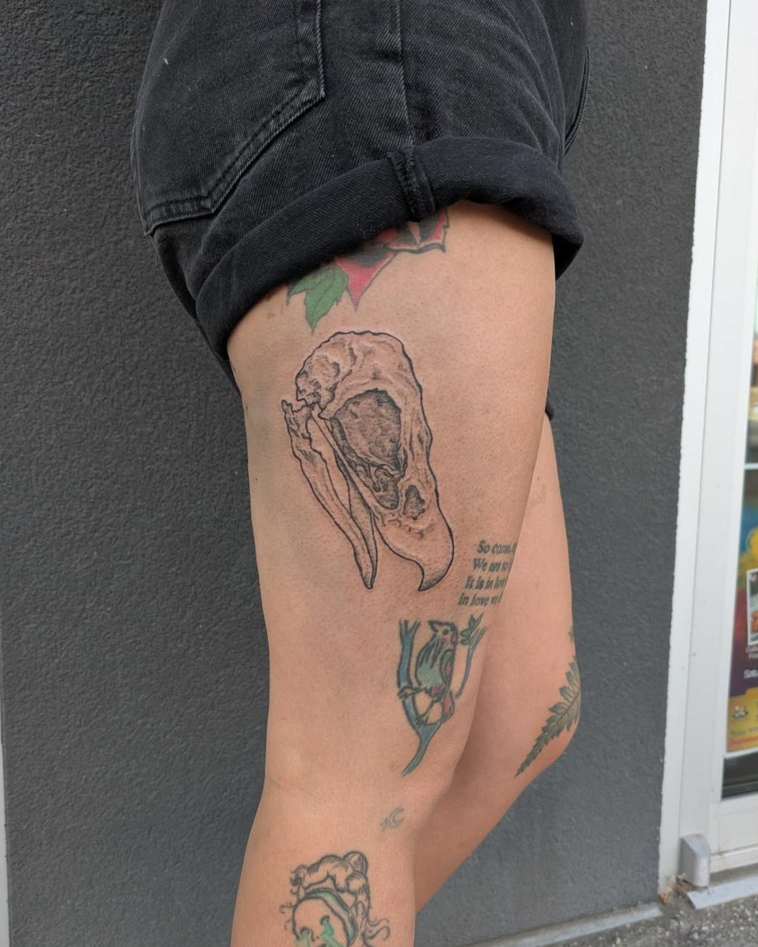 Bird Skull Tattoo — Danny Cattington