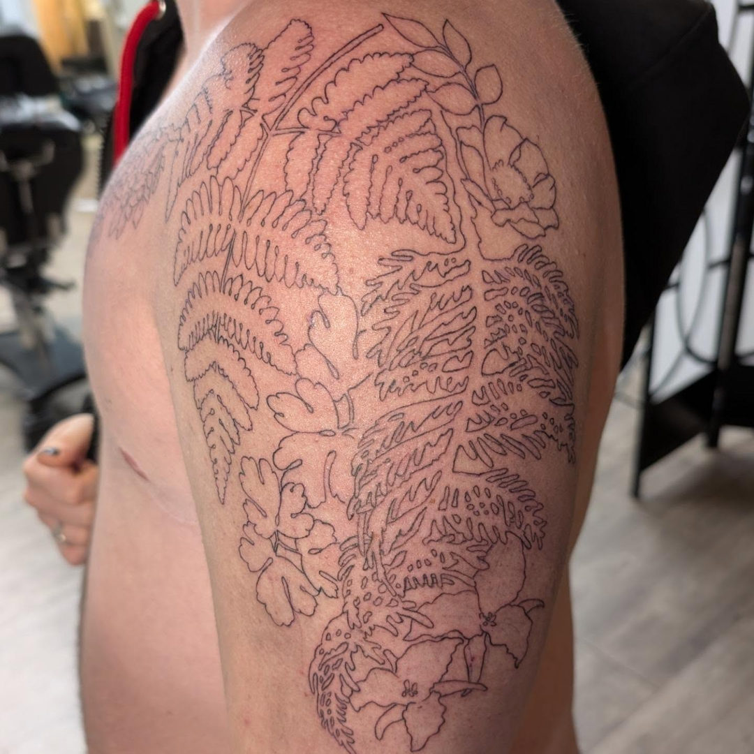 Pacific Northwest Foliage Tattoo — Danny Cattington