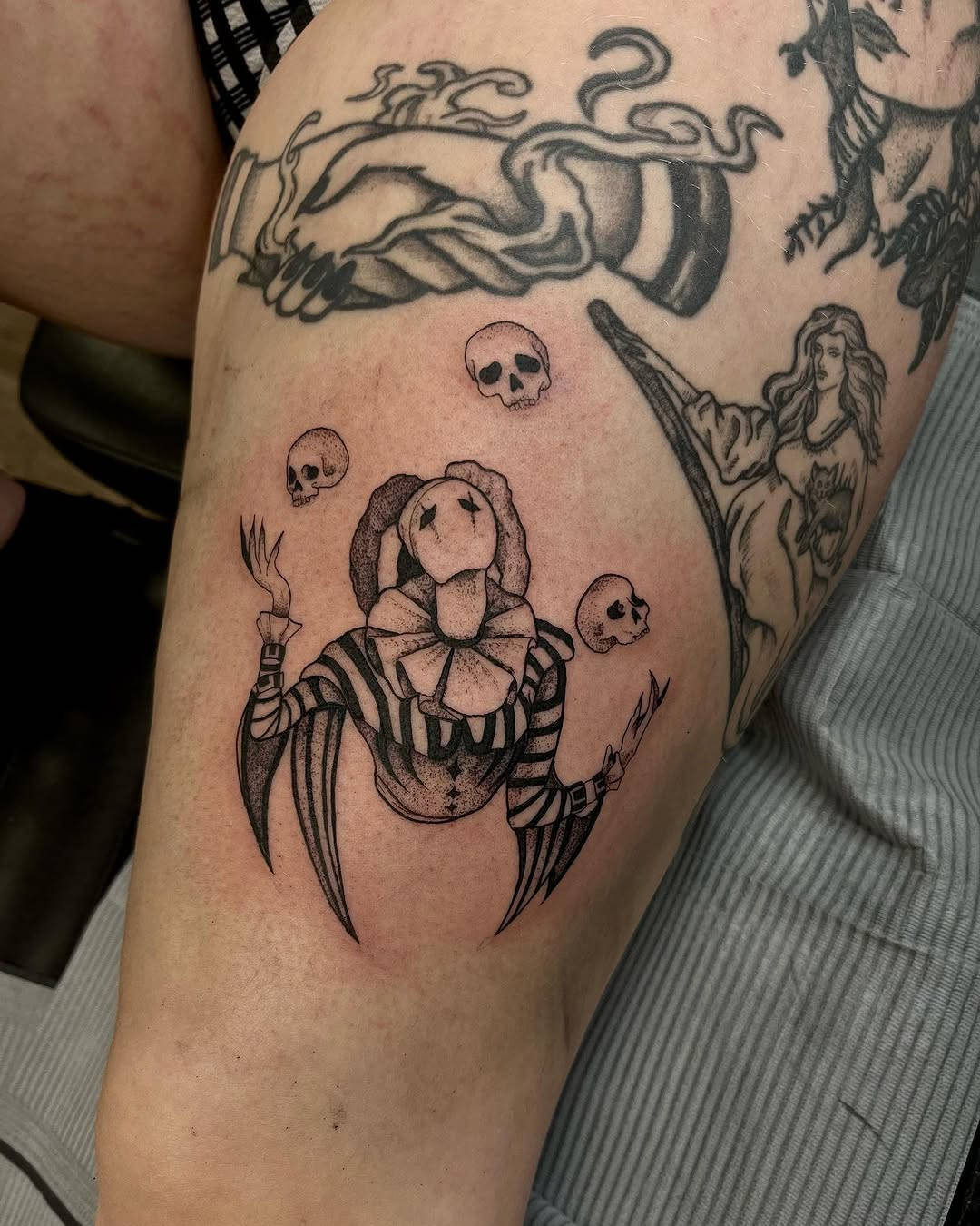 Juggler Tattoo — Jenessa Jones