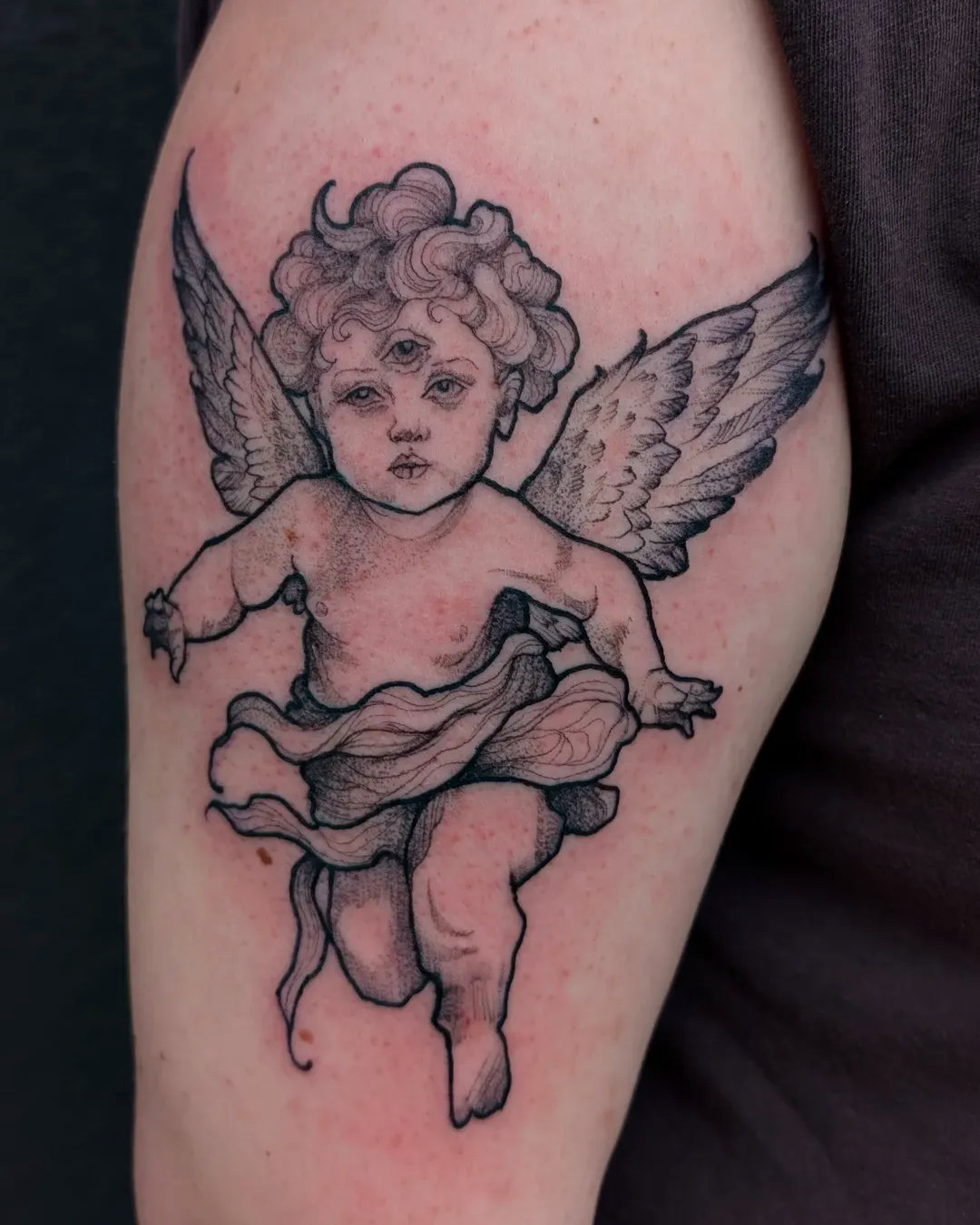Three Eyed Cherub from Flash — Jess Adlaide