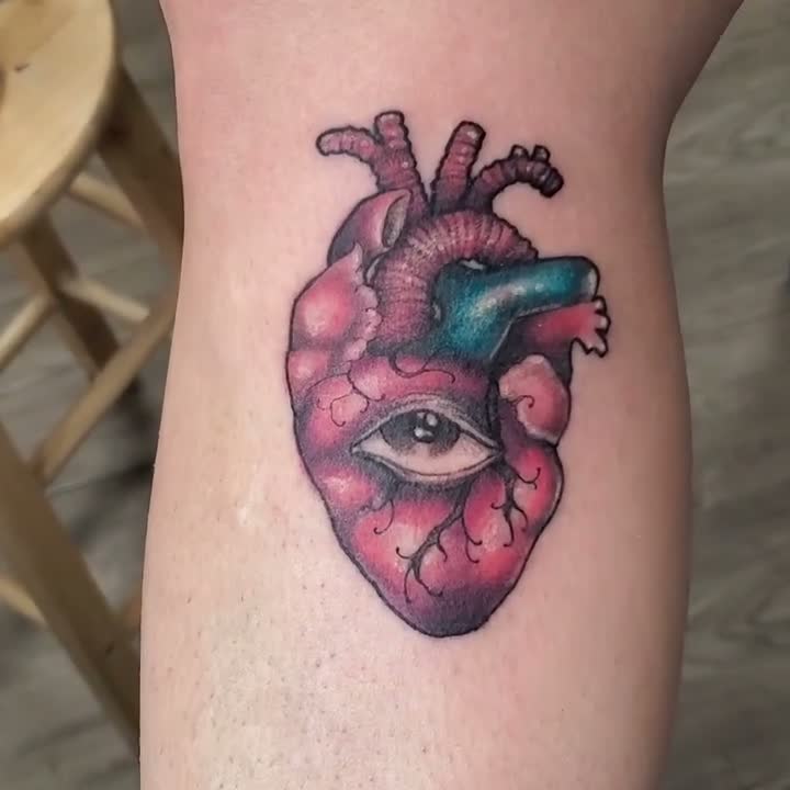 Heart Eye Tattoo — Jess Adlaide