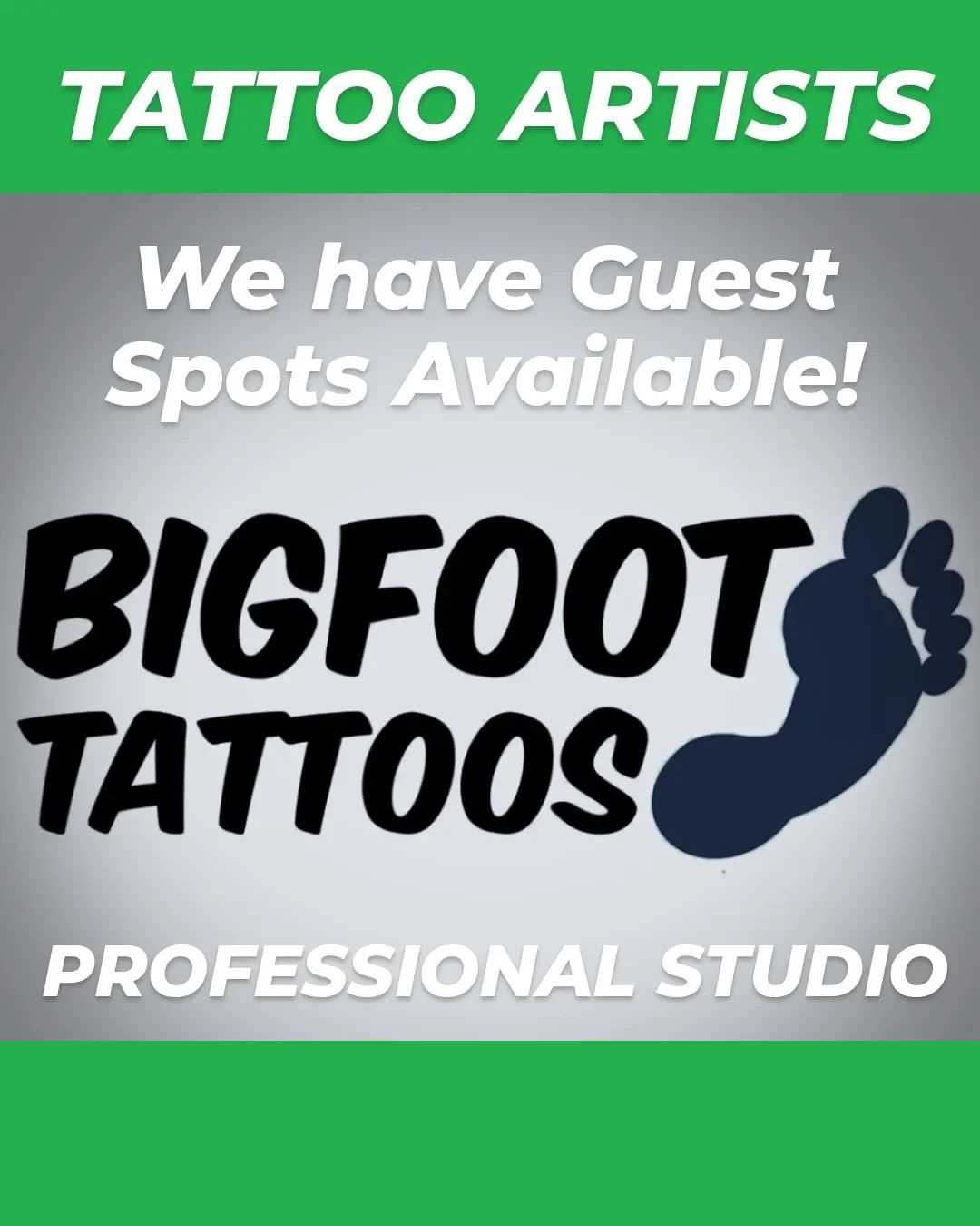 Guest Spots — Bigfoot Tattoos