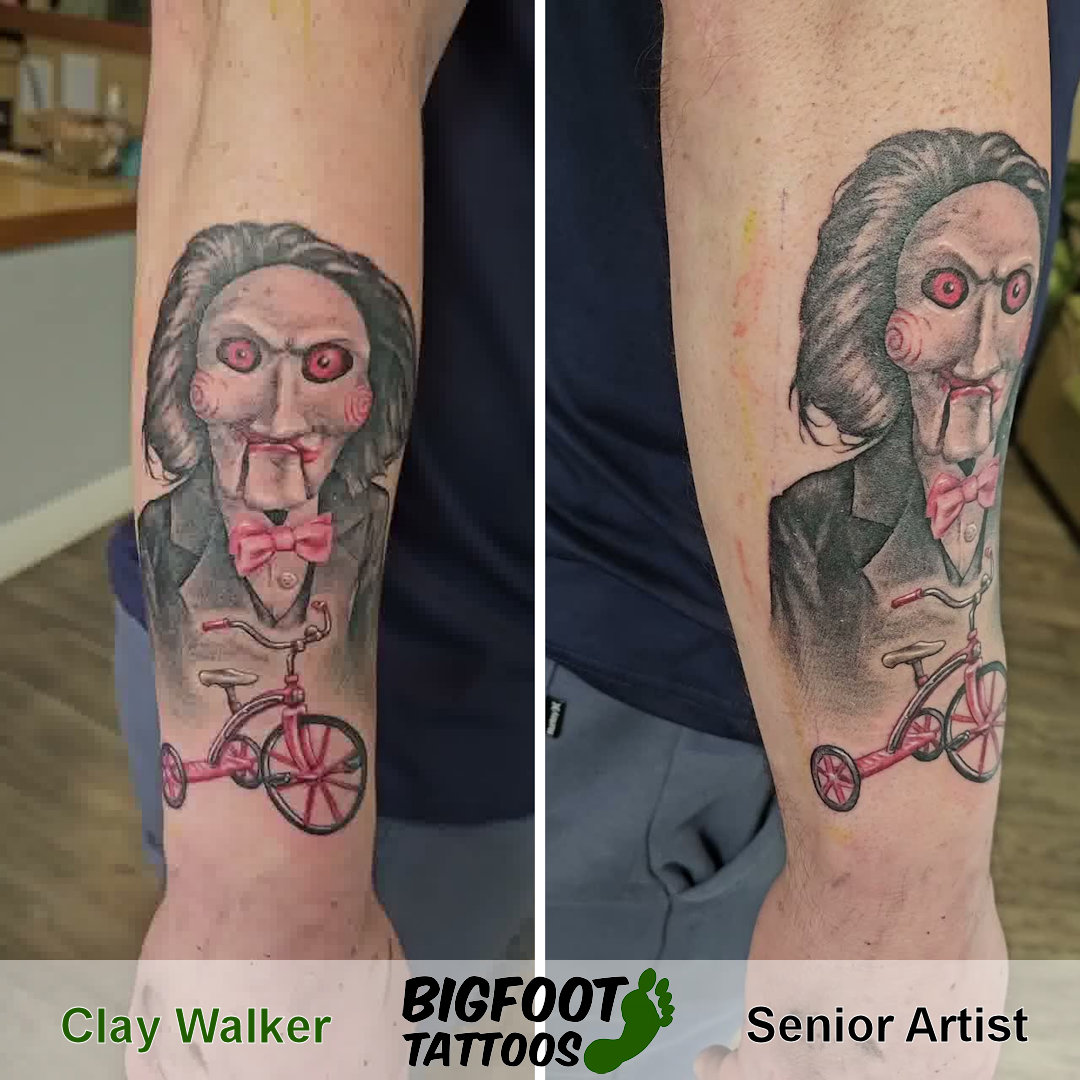 Billy the Puppet Tattoo — Clay Walker Billy the Puppet Tattoo — Clay Walker