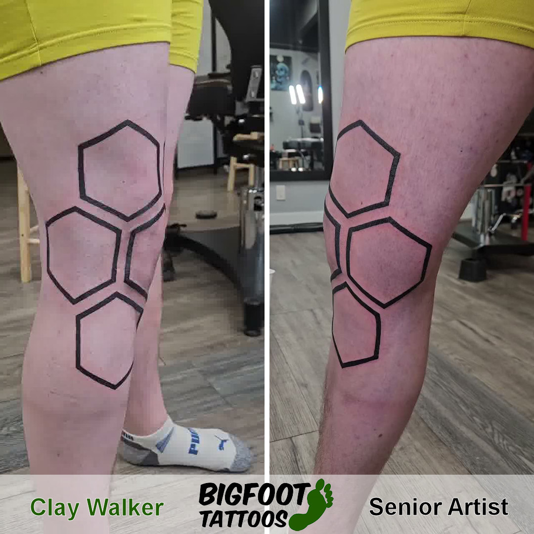Concentric Hexagons Tattoo — Clay Walker Concentric Hexagons Tattoo — Clay Walker