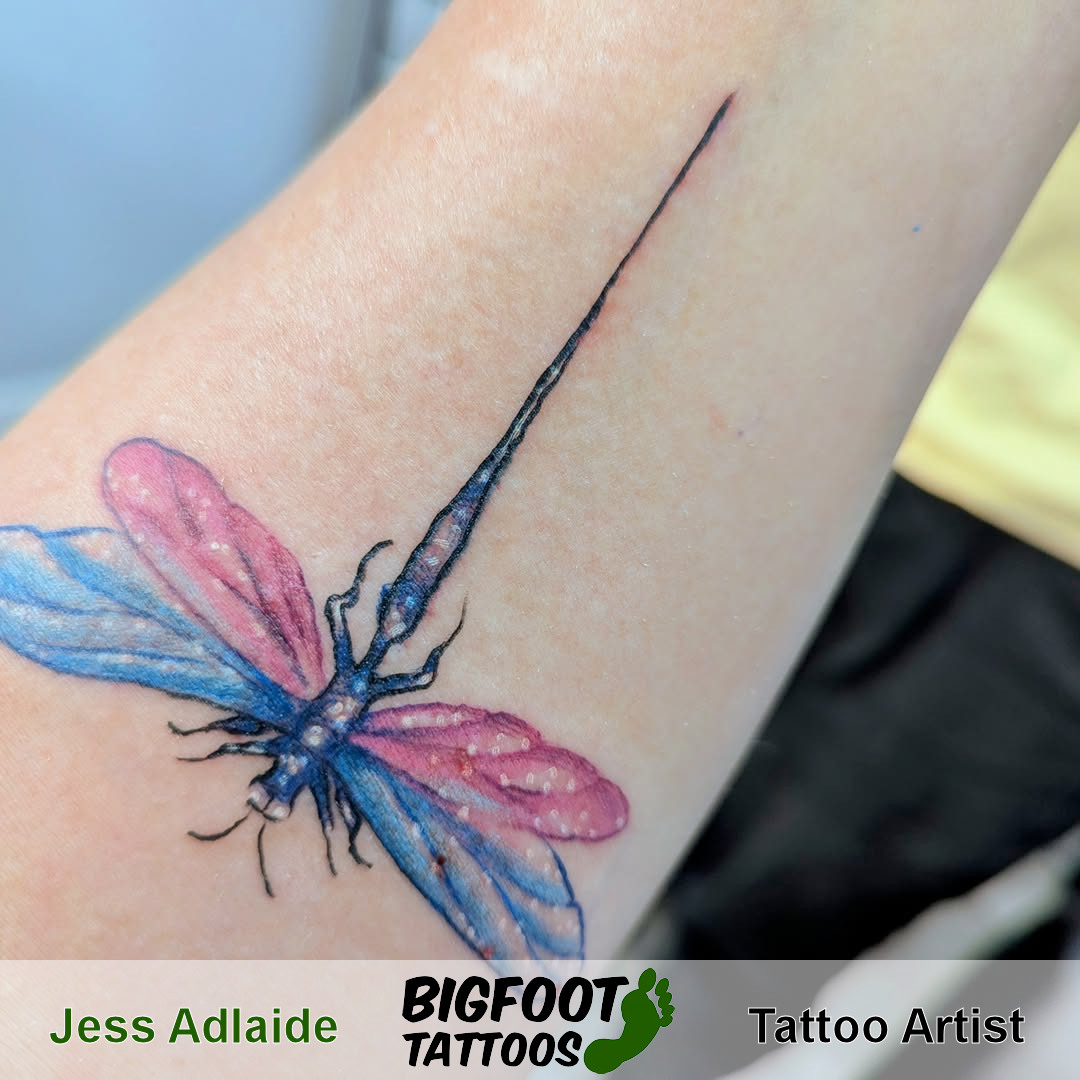 Dragonfly Tattoo — Jess Adlaide