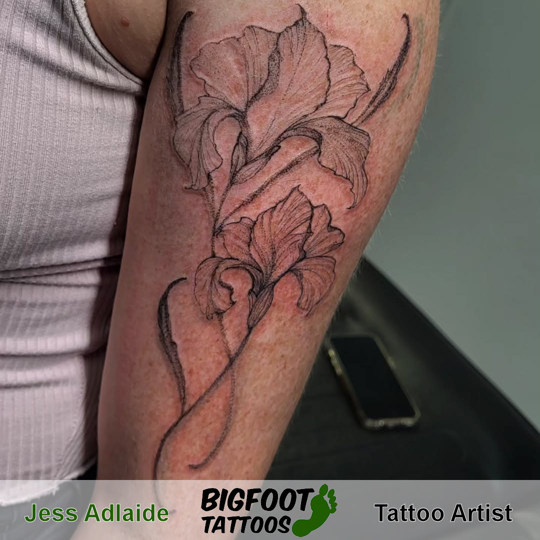Flowers Tattoo — Jess Adlaide Flowers Tattoo — Jess Adlaide