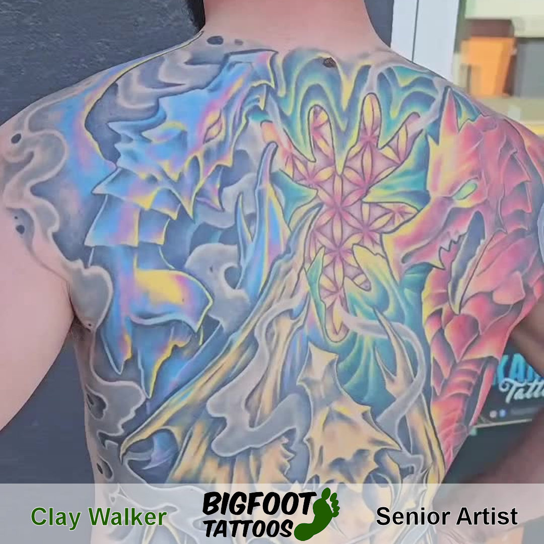 Healed Freehand Dragons — Clay Walker