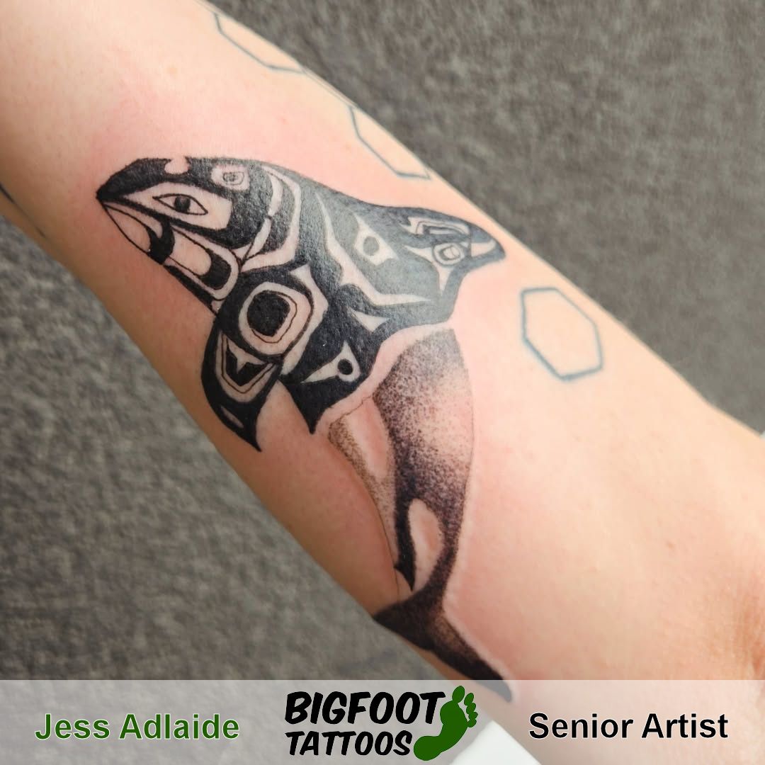 Orca Tattoo — Jess Adlaide Orca Tattoo — Jess Adlaide