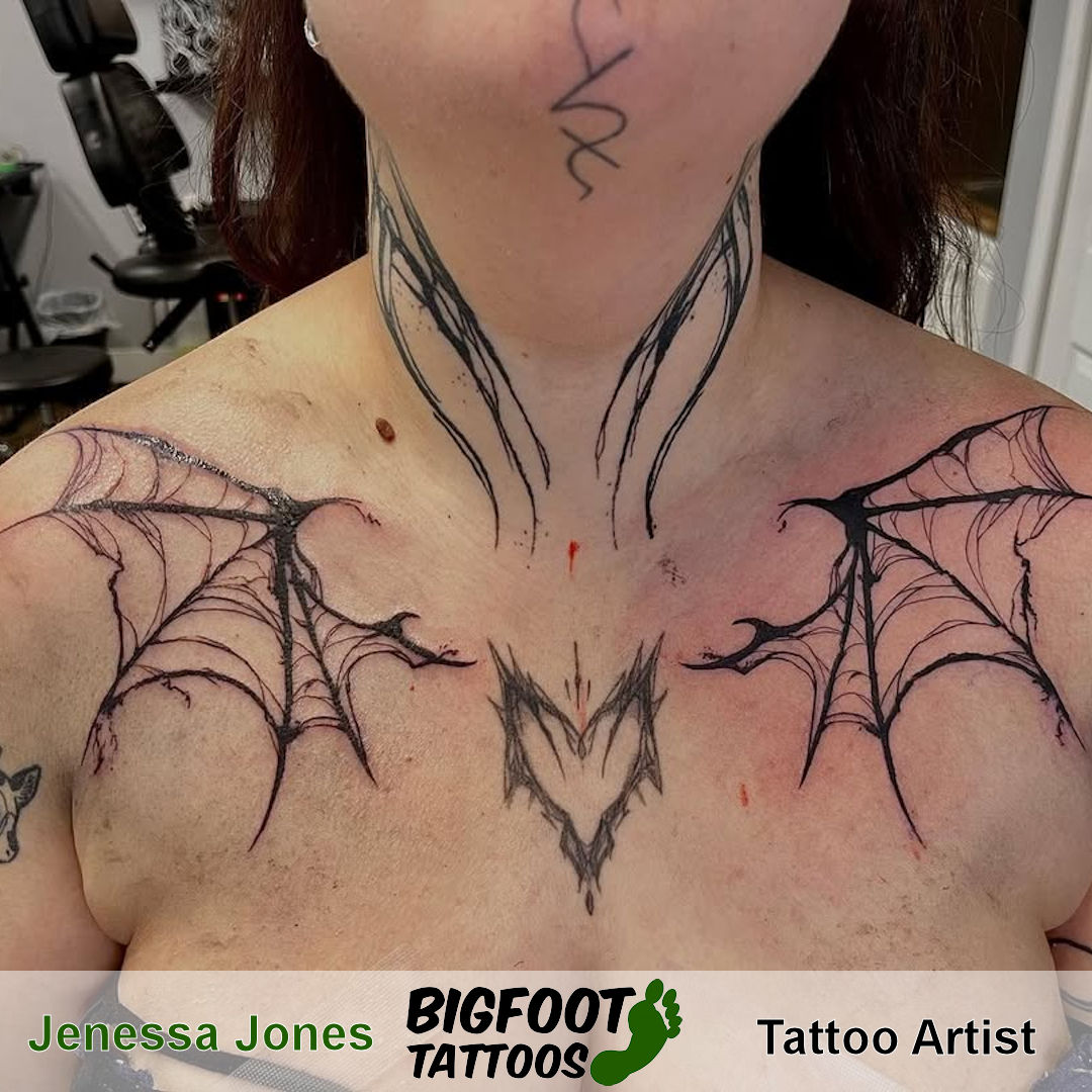 Textured Line Bat Wings — Jenessa Jones Textured Line Bat Wings — Jenessa Jones