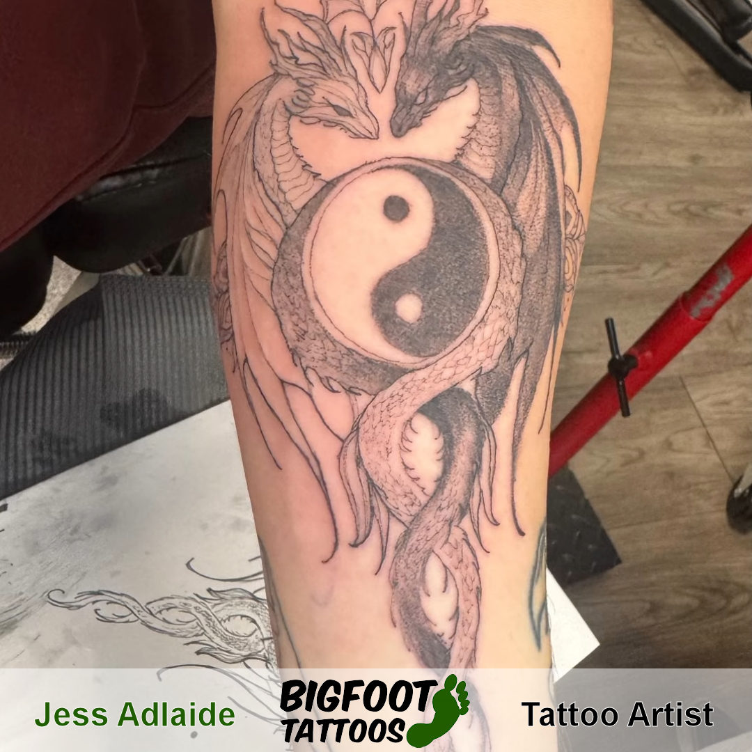 Yin Yang Dragons — Jess Adlaide