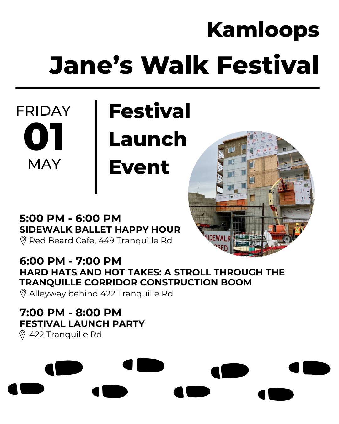 Kamloops Jane’s Walk Festival Launch Event — Friday, May 1