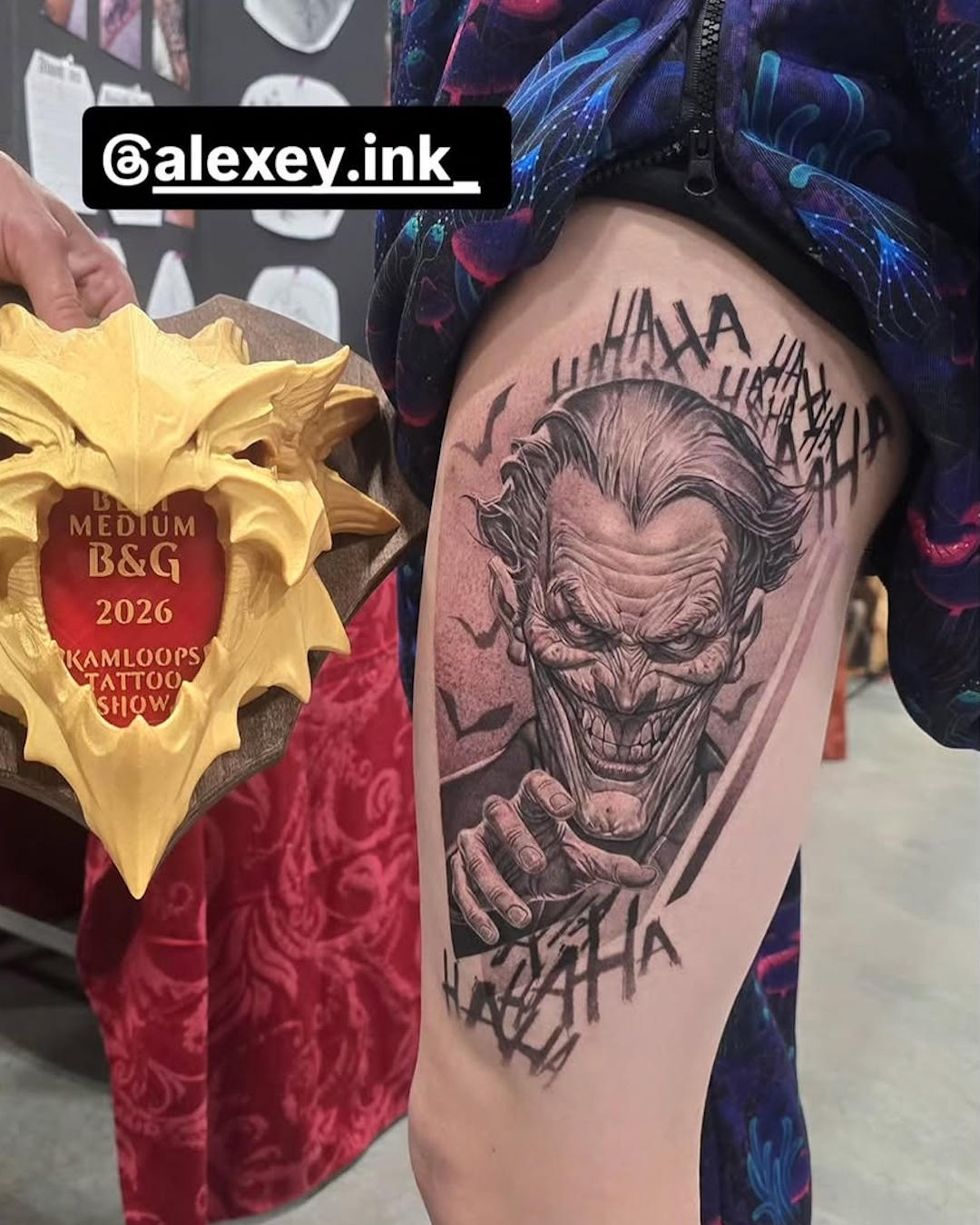 First Place Medium-Black and Grey — Alexey Tysiachnyi — Kamloops Tattoo Show First Place Medium-Black and Grey — Alexey Tysiachnyi — Kamloops Tattoo Show
